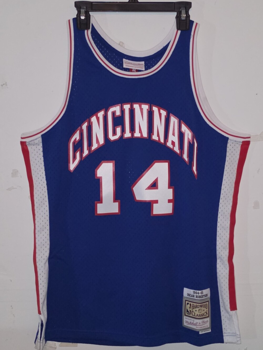 1964-65 Cincinnati Royals Away Jersey ~ Oscar Robertson #14 Mitchell & Ness *NWT